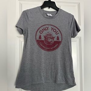 Smoky the Bear Woman’s Tshirt size small